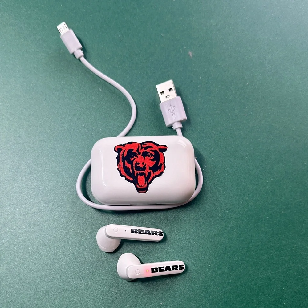 Chicago Bears Keyscaper Wireless TWS Insignia Design Earbuds